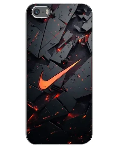 Чохол для iPhone 5 / 5s / SE з картинкою «Nike — ефект розломів»