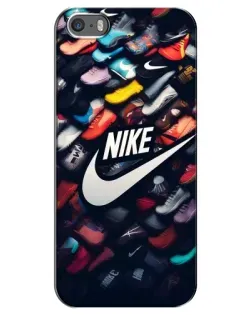 Чохол для iPhone 5 / 5s / SE з картинкою «Колекція кросівок Nike» Чохол для iPhone 5 / 5s / SE з картинкою «Колекція кросівок Nike»