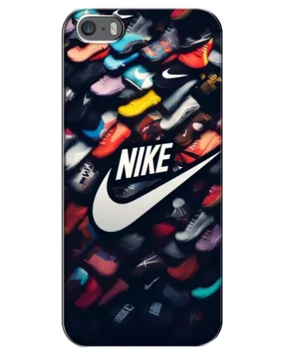 Чохол для iPhone 5 / 5s / SE з картинкою «Колекція кросівок Nike»