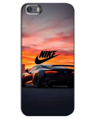 Чохол для iPhone 5 / 5s / SE з картинкою «Nike та суперкар»