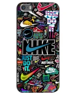 Чохол для iPhone 5 / 5s / SE з картинкою «Яскравий колаж Nike» Чохол для iPhone 5 / 5s / SE з картинкою «Яскравий колаж Nike»
