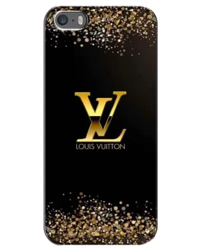 Чехол для iPhone 5 / 5s / SE с картинкой «LV — золотые искры» Чехол для iPhone 5 / 5s / SE с картинкой «LV — золотые искры»