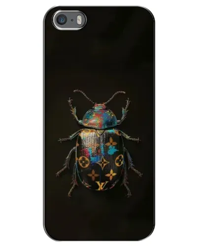 Чехол для iPhone 5 / 5s / SE с картинкой «LV — мраморный принт» Чехол для iPhone 5 / 5s / SE с картинкой «LV — мраморный принт»