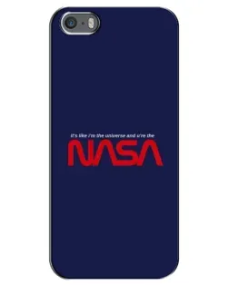 Чехол для iPhone 5 / 5s / SE с картинкой «NASA — глубокий космос» Чехол для iPhone 5 / 5s / SE с картинкой «NASA — глубокий космос»