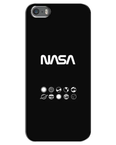 Чехол для iPhone 5 / 5s / SE с картинкой «NASA — технический принт» Чехол для iPhone 5 / 5s / SE с картинкой «NASA — технический принт»