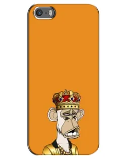 Чохол для iPhone 5 / 5s / SE з картинкою «Золота мавпа Bored Ape»