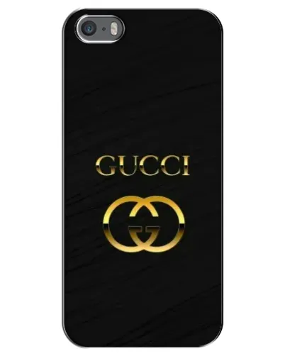 Чехол для iPhone 5 / 5s / SE с картинкой «Золотой логотип Gucci» Чехол для iPhone 5 / 5s / SE с картинкой «Золотой логотип Gucci»