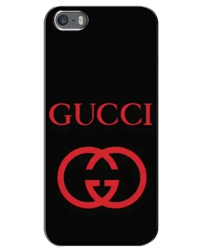 Чехол для iPhone 5 / 5s / SE с картинкой «Gucci — красный логотип» Чехол для iPhone 5 / 5s / SE с картинкой «Gucci — красный логотип»