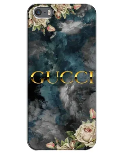 Чехол для iPhone 5 / 5s / SE с картинкой «Абстрактные цветы Gucci» Чехол для iPhone 5 / 5s / SE с картинкой «Абстрактные цветы Gucci»