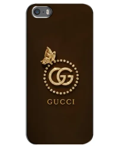 Чехол для iPhone 5 / 5s / SE с картинкой «Gucci — золотая бабочка» Чехол для iPhone 5 / 5s / SE с картинкой «Gucci — золотая бабочка»