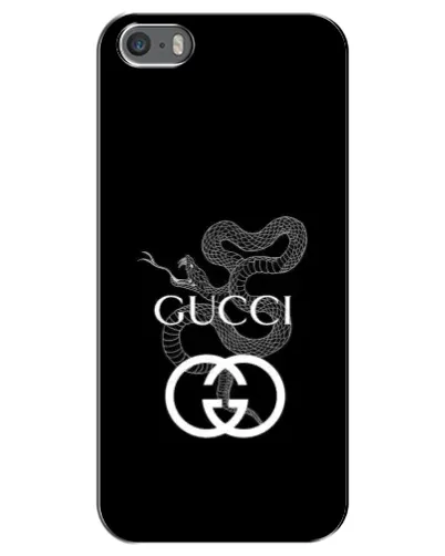 Чехол для iPhone 5 / 5s / SE с картинкой «Gucci — серебряная змея» Чехол для iPhone 5 / 5s / SE с картинкой «Gucci — серебряная змея»