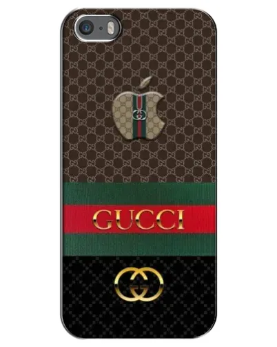 Чехол для iPhone 5 / 5s / SE с картинкой «Gucci — брендированный десерт» Чехол для iPhone 5 / 5s / SE с картинкой «Gucci — брендированный десерт»