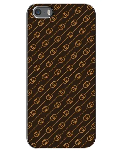 Чехол для iPhone 5 / 5s / SE с картинкой «Gucci — золотые диагонали» Чехол для iPhone 5 / 5s / SE с картинкой «Gucci — золотые диагонали»