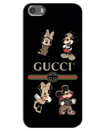 Чехол для iPhone 5 / 5s / SE с картинкой «Gucci — герои Disney и монограмма» Чехол для iPhone 5 / 5s / SE с картинкой «Gucci — герои Disney и монограмма»