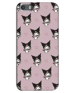 Чехол для iPhone 5 / 5s / SE с картинкой «Kuromi — ночной сон»