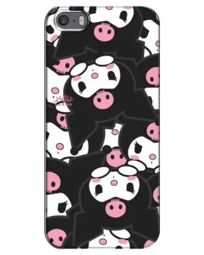 Чехол для iPhone 5 / 5s / SE с картинкой «Паттерн голов Куроми»