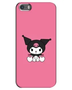 Чехол для iPhone 5 / 5s / SE с картинкой «Хмурая Kuromi»