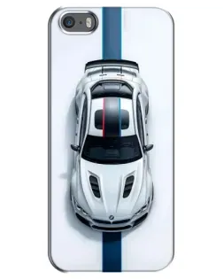 Чехол для iPhone 5 / 5s / SE с картинкой «Вид сверху — BMW M»