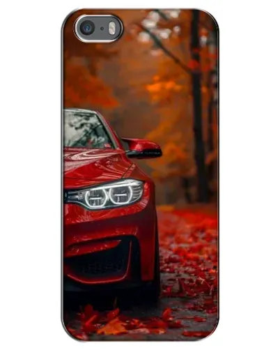 Чехол для iPhone 5 / 5s / SE с картинкой «Осенняя BMW M4»