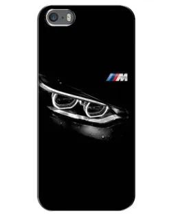 Чехол для iPhone 5 / 5s / SE с картинкой «BMW — взгляд тигра»