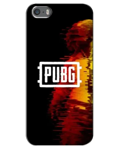 Чохол для iPhone 5 / 5s / SE з картинкою «Яскравий логотип PUBG»