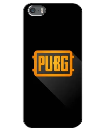 Чохол для iPhone 5 / 5s / SE з картинкою «PUBG — рамка лого»