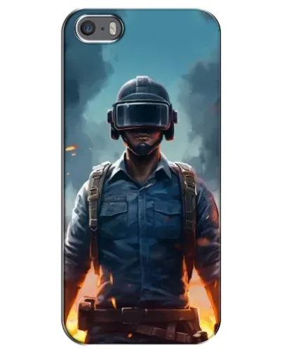 Чохол для iPhone 5 / 5s / SE з картинкою «PUBG — реалістичний герой»