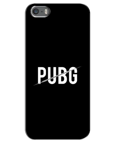 Чохол для iPhone 5 / 5s / SE з картинкою «PUBG — білий логотип»