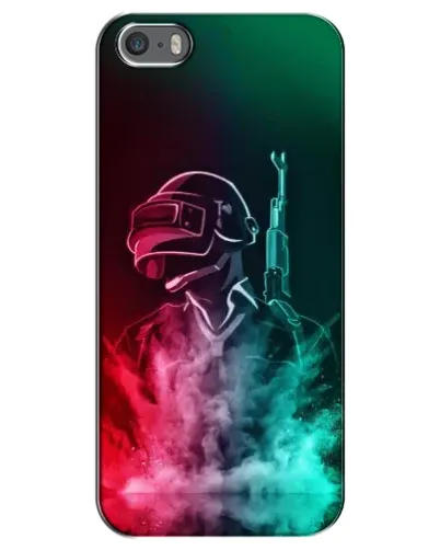 Чохол для iPhone 5 / 5s / SE з картинкою «PUBG — вогняний воїн»
