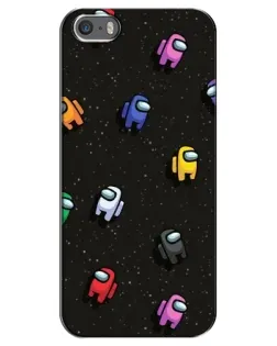 Чохол для iPhone 5 / 5s / SE з картинкою «Космічний патерн Among Us» Чохол для iPhone 5 / 5s / SE з картинкою «Космічний патерн Among Us»