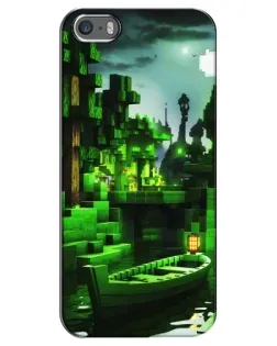 Чохол для iPhone 5 / 5s / SE з картинкою «Minecraft лісовий пейзаж» Чохол для iPhone 5 / 5s / SE з картинкою «Minecraft лісовий пейзаж»