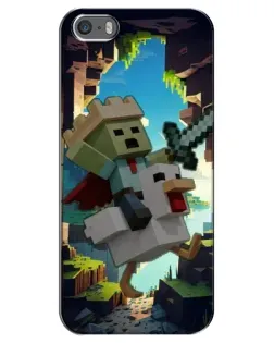 Чохол для iPhone 5 / 5s / SE з картинкою «Стів та гусь» Чохол для iPhone 5 / 5s / SE з картинкою «Стів та гусь»