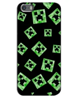 Чохол для iPhone 5 / 5s / SE з картинкою «Паттерн з кріперами» Чохол для iPhone 5 / 5s / SE з картинкою «Паттерн з кріперами»