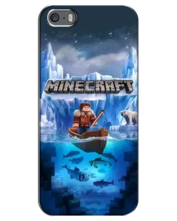 Чохол для iPhone 5 / 5s / SE з картинкою «Minecraft льодянийсвіт» Чохол для iPhone 5 / 5s / SE з картинкою «Minecraft льодянийсвіт»