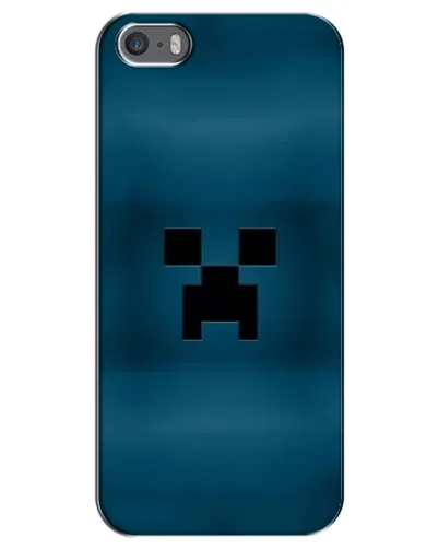 Чехол для iPhone 5 / 5s / SE с картинкой «Крипер текстура»