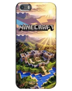 Чохол для iPhone 5 / 5s / SE з картинкою «Minecraft панорама» Чохол для iPhone 5 / 5s / SE з картинкою «Minecraft панорама»