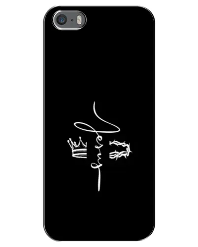 Чехол для iPhone 5 / 5s / SE с картинкой «Король Славы Jesus»