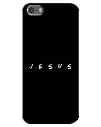 Чехол для iPhone 5 / 5s / SE с картинкой «Точки веры J.E.S.U.S.»