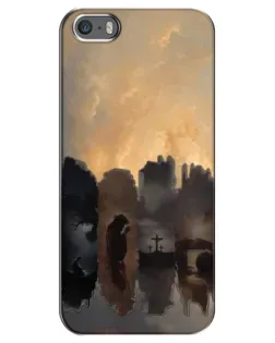 Чехол для iPhone 5 / 5s / SE с картинкой «Дорога к вере»