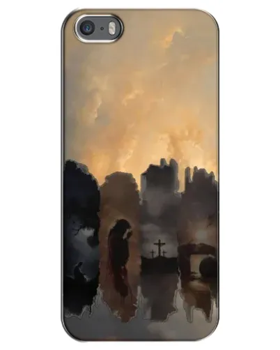 Чехол для iPhone 5 / 5s / SE с картинкой «Дорога к вере»