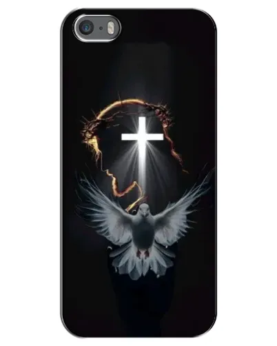 Чехол для iPhone 5 / 5s / SE с картинкой «Голубь и Свет»