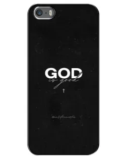Чехол для iPhone 5 / 5s / SE с картинкой «GOD — Бог над всем»