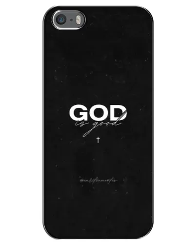 Чехол для iPhone 5 / 5s / SE с картинкой «GOD — Бог над всем»