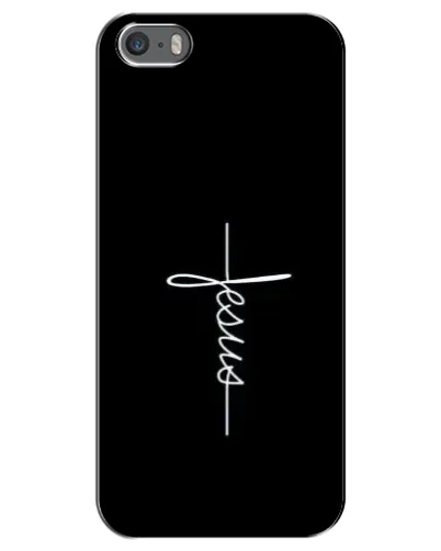 Чехол для iPhone 5 / 5s / SE с картинкой «Тонкая линия веры»