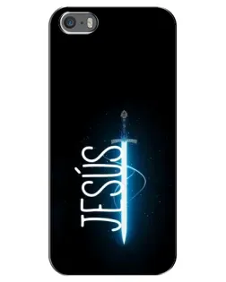 Чехол для iPhone 5 / 5s / SE с картинкой «Меч Духа Jesus»