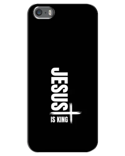 Чехол для iPhone 5 / 5s / SE с картинкой «Вертикаль веры Jesus»