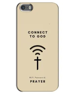Чехол для iPhone 5 / 5s / SE с картинкой «Молитва Connect»