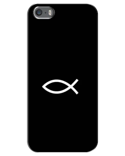 Чехол для iPhone 5 / 5s / SE с картинкой «Символ рыбы Jesus» Чехол для iPhone 5 / 5s / SE с картинкой «Символ рыбы Jesus»