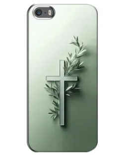 Чехол для iPhone 5 / 5s / SE с картинкой «Оливковая ветвь»
