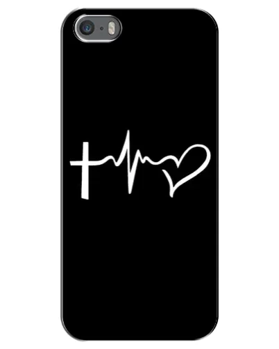 Чехол для iPhone 5 / 5s / SE с картинкой «Пульс веры» Чехол для iPhone 5 / 5s / SE с картинкой «Пульс веры»